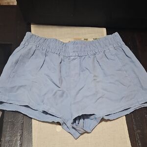 Aerie High Waist Light Blue Shorts